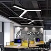 Luz de Diseño LED para Oficina Gimnasio Luz de Flecha en Forma de V Cafetería Tienda Centro Comercial Pasillo Lámpara Colgante Estilo Industrial
