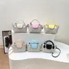 Bolso de Mano de Moda Estilo Coreano 2026, Colores Contrastantes, Textura Elegante, Bolso de Hombro, Bloques de Color Simples, Bolso de Moda Cruzado de un Solo Hombro