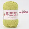 Oveja Bebé Hilo de Algodón Peinado de 4 Cabos Hilo de Algodón de Leche Ovillo para Tejer a Mano DIY Crochet Kit de Materiales para Bufanda Suéter de Bebé
