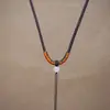 Cordón para Collar de Nudo de Diamante Trenzado al por Mayor para Fabricantes, Cordón Ajustable para Colgante de Jade DIY, Cordón para Colgante de Jade Dorado