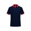 Camisa Polo de Rayón de Manga Corta con Cuello y Bloques de Color de 240 g Top de Algodón Puro Ropa de Trabajo Estampada Bloques de Color Ropa para Viajes de Negocios