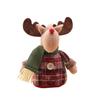 Decorações de Natal boneca dos desenhos animados crianças floco de neve boneca xadrez árvore de Natal decoração boneca pendurada atacado