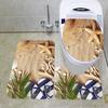 Alfombra de franela de Amazon transfronteriza de tres piezas para baño, alfombra antideslizante, una generación de fabricantes extranjeros al por mayor