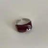 Anel Color Chocolate com Gotejamento de Óleo no Mesmo Estilo do da Influenciadora, Moderno, Sofisticado, Elegante, Anel Versátil para Mulheres