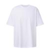 Nueva Camiseta de Algodón Puro de Peso Pesado 260g Hilo Doble 32s Cuello Redondo Manga Corta para Hombre Transpirable Holgada Estampado Americano Personalización