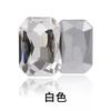 Collar de Diamante Mahjong de Fondo Puntiagudo con Pedrería de Forma Especial Aretes Adorno para Sombrero de Adorno para la Cabeza Accesorios de Joyería para Ropa Diamante Octogonal Rectangular de Fondo Puntiagudo