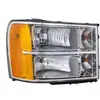 Adecuado para 2007-2014 GMC Sierra Sierra Ensamblaje de Faros de Cuero Transfronterizo Faro Americano Gm2502283