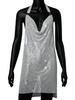 2025 Europeo y Americano Transfronterizo Aliexpress Amazon Flash Diamante Sexy Tirantes Cuello en V Metal Pedrería Vestido Lbz1328