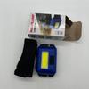 Mini linterna frontal LED COB de plástico brillante portátil para batería seca transfronteriza, para exteriores, camping, ciclismo nocturno, pesca nocturna, carrera nocturna