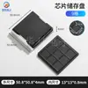 Caja de Almacenamiento para Waffles, Caja para Galletas de Silicio, Caja Anti-Instalación, Caja de Transporte, Caja de Plástico, Caja para Chips, Charola para Chips, Caja para Chips Desnudos