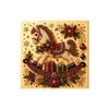 Set de Arte de Pintura de Perlas Navideñas DOWMOO - Decoraciones de Pegatinas de Diamantes Terminadas para Crear una Atmósfera Festiva