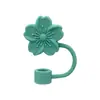 Stanley Cup Silicone Tubo de Sucção Tampa Amazon Explosion Flor Cola Macia de Grau Alimentício Flor de Pêssego Tubo de Sucção Tampa Contra Poeira