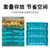 Cesta Plegable de Plástico para Frutas Cesta de Almacenamiento Estante de Supermercado Mesa Exhibidora de Frutas Caja Plegable Cesta