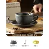 Xícara de café de cerâmica, caneca, xícara para latte art, pequena xícara de café de luxo estilo europeu, 8ml