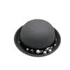 Sombrero de Orejas de Gato con Perlas Unisex para Padre e Hijo Estilo Británico Otoño e Invierno Copa Redonda Dulce y Lindo Sombrero de Navidad Año Nuevo Graduación