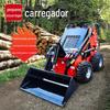 Carregadeira deslizante de esteira, uma máquina, multiuso, tração nas quatro rodas, empilhadeira, pequena engenharia, agricultura, agrícola, miniatura multifuncional