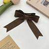 Pinza de Pelo de Tira de Lazo de Cinta Simple Puntiaguda Rayada de Lana Otoño e Invierno Ballet Pinza de Primavera Pinza Superior Accesorios para el Cabello Nuevo