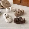 Zapatos Peludos para Niñas 2025 Invierno Nuevos Zapatos para Niños Zapatos de Algodón de Princesa para Niñas Forro de Felpa de Algodón Doble Zapatos Gorro para Bebé