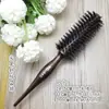 Peine Rodillo para Cabello Transfronterizo, Peine de Cerdas de Jabalí, Peine para Rizos, Peine para Estilizar Cabello Lacio con Hebilla Interna, Peine Rodillo de Madera para el Hogar, Herramienta de Peluquería