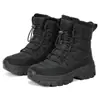 Las nuevas botas de nieve para exteriores son impermeables, cálidas y resistentes al frío, adecuadas para parejas, ligeras, cómodas, antideslizantes, de caña alta y forradas de pelo.. Disponible al por mayor