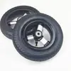 Rodas de liga de alumínio para carrinho de compras rodas de aço inoxidável para subir escadas rodas com rolamento duplo rodas pneumáticas rodas de borracha resistentes ao desgaste