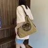 Mochila de Lona Estilo Coreano 2026 para Mujer, Bolso Cruzado Multifuncional de Gran Capacidad Casual para Viajes de Negocios y Uso Diario