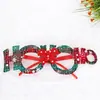 Nuevas gafas decorativas navideñas para adultos y niños, regalo de Navidad, suministros para fiestas, marcos de gafas creativos, venta al por mayor
