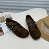 Elegantes y modernos zapatos Mary Jane de estilo coreano con diseño de puntera falsa y efecto de realce de altura, nueva colección de moda otoño 2026 para mujer, con estampado de leopardo y suela suave