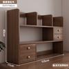 Estantería de escritorio de madera maciza, estantería de almacenamiento para el hogar de estudiantes, mesa, armario simple, armario, estantería para niños