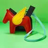Venda Direta de Fábrica de Pingentes de Bolsa Pônei do Ano do Cavalo, Pingentes Pequenos de Cavalo Voador em Couro PU, Chaveiros de Pônei Desenho Animado Atacado