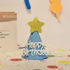 Corona de Fiesta de Cumpleaños Infantil Sombrero Decorativo No Tejido Sombrero de Primer Cumpleaños Estilo Ins Coreano Creativo DIY Sombrero de Cumpleaños de Fieltro