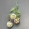 Bola de Molino de Viento Transfronteriza con 3 Molinos, Arreglo Floral de Hortensia Frutal para Decoración de Boda, Guía de Arreglos Florales, Flores Artificiales para Celebración de Boda, Flores Simuladas