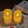 Luz de Vela Digital Recargable por USB Boda Restaurante Concierto Control Remoto Vela Artificial Oscilación Guía de Confesión