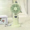 Ventilador Digital Inteligente Portátil Simple con Ajuste de Velocidad Continuo, Logo Personalizable, Correa para el Cuello y Capacidad de Carga de Escritorio
