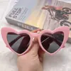 Gafas de Sol de Corazón de Moda Transfronterizas, Gafas para Dama de Honor, Gafas Estilo Influencer, Gafas de Fiesta Europeas y Americanas, Gafas para Actuación