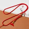 Cordón para colgante, cordón para collar thangka, cordón para colgante con hebilla de seguridad de ámbar tejido a mano, cordón para colgante de jade, cordón para colgar de oro