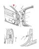 Aplicable a JEEP JEEP carcasa de puerta delantera importada carcasa de puerta trasera 680793867 680793854