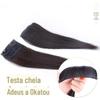 Almofada de cabelo real almofada de cabelo invisível e sem traços Hair Root Top Fluffer Hair Pad Thicked Hair Pad em ambos os lados