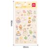 Deli BT112 pegatina de dibujos animados linda pegatina para cuenta de mano material decorativo para diario infantil patrón pegatina diy