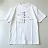 Camiseta Pesada de Algodão Puro 260G, Meio Comprimento, Ombros Caídos, Manga Curta, com Texto Engraçado, para Homens e Mulheres, Corte Solto para o Verão, Atacado do Fabricante