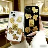 Shuibei Mismo Estilo Oro Puro 999 Pegatina de Teléfono de Oro 2mg Tesoro Pequeño Regalo para Atraer Riqueza Pegatina de Tarjeta de Oro Venta al por Mayor