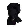 Bufanda para Mujer Invierno 2025 Nueva Lana Tejida Color Sólido Bufanda Pequeña Estilo Coreano de Moda Engrosada Cálida Versátil Bufanda Larga