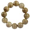 Pulsera Auténtica de Madera de Leche Papúa de 20 mm con 108 Cuentas para Rezar para Hombres y Mujeres Joyería