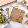 Papel antiaderente espessado para lanches papel para hambúrgueres bandeja antiaderente de papel papel para air fryer papel para embrulhar sanduíches