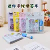 Set de Mini Cuaderno Bloc de Notas con Bolígrafo Cuaderno Pequeño Dibujo Animado Creativo Estilo Ins Japonés Lindo e Interesante Cuaderno Pequeño