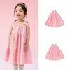 Ropa Infantil Balabala Vestido Infantil Falda de Bebé para Niña Vestido de Verano 2025 Nuevo Vacaciones Falda con Tirantes Algodón Puro