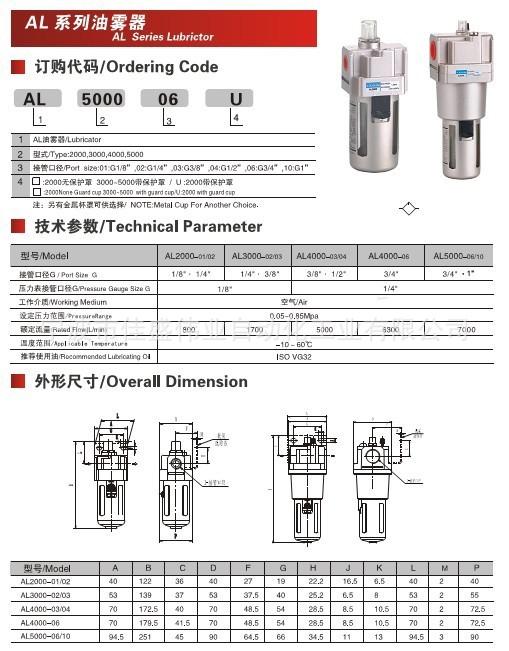 AL系列油雾器