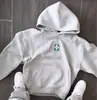 Novo Outono e Inverno Marca da Moda Trendy Moletom com Capuz de Manga Comprida com Estampa Moda Masculina Casual Versátil Casaco Trendy