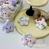 Nova Pelúcia Fofa de Animal de Desenho Animado Oversized Sanrio Urso Princesa Franja Lateral Presilha de Cabelo