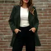 2026 Novo Casaco de Lã Feminino Estilo Europeu e Americano Outono e Inverno Temperamento Casaco de Lã Solto de Botão Duplo